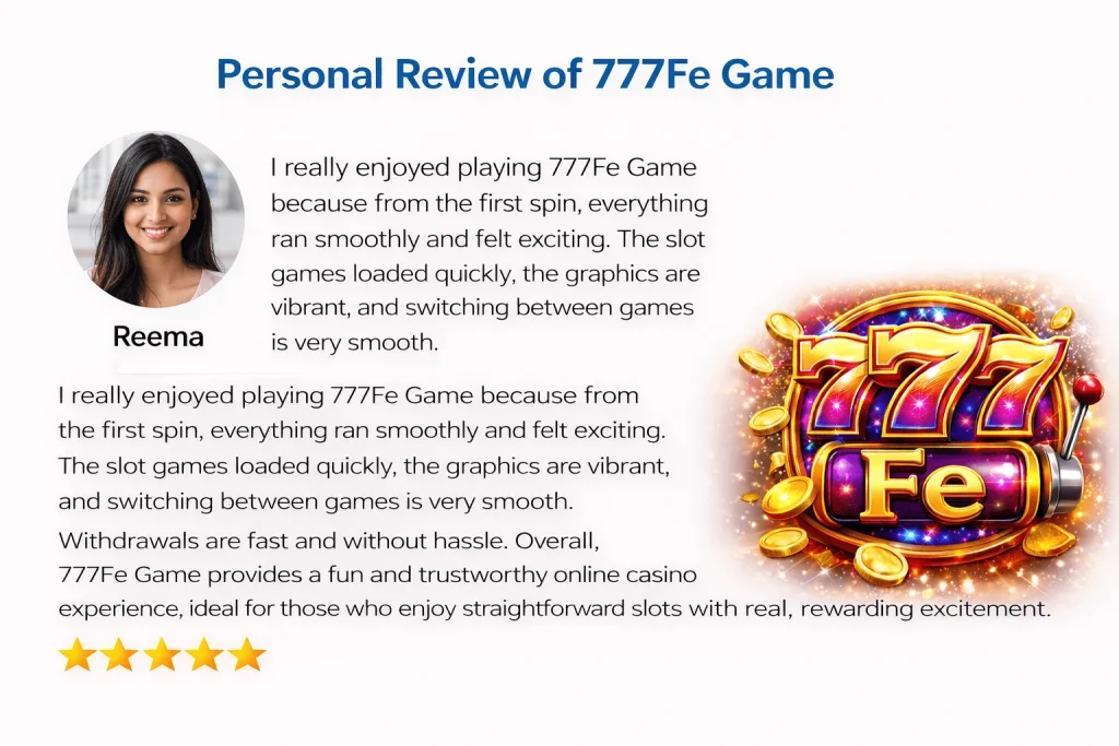 user 1 rating foe 777fe Game